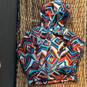 Patagonia Multicolor Geometric Fleece Hoodie